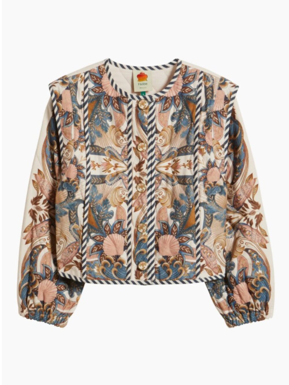 Farm Rio Sea Garden Jacket - Picture 3 of 7